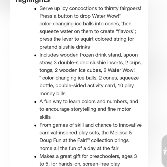 NWT Melissa and Doug Fun at the Fair Snow Cone & Slushie Playset Wooden … - Picture 16 of 16